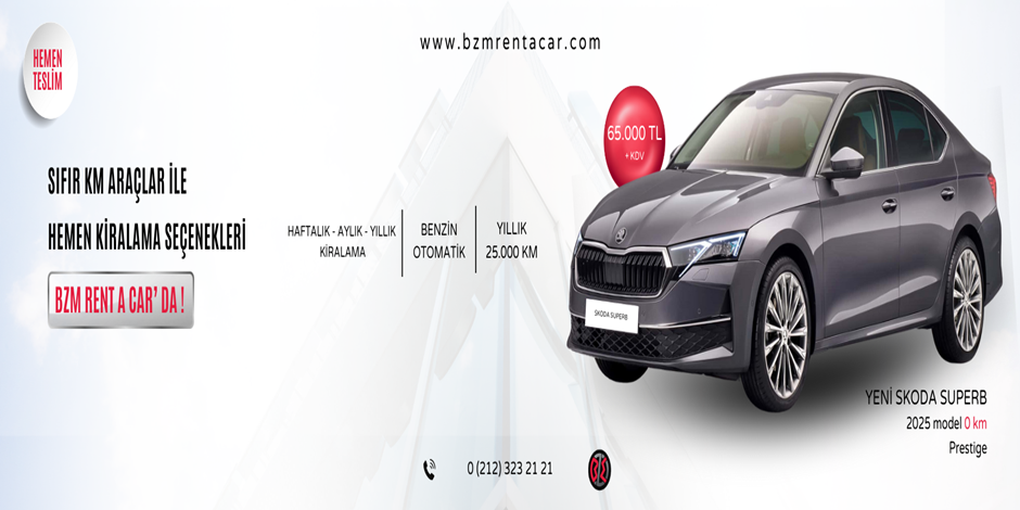 Sedan Araçlarda Büyük Fırsat – BZM Rent A Car ile Konforlu ve Uygun Fiyatlı Seyahat